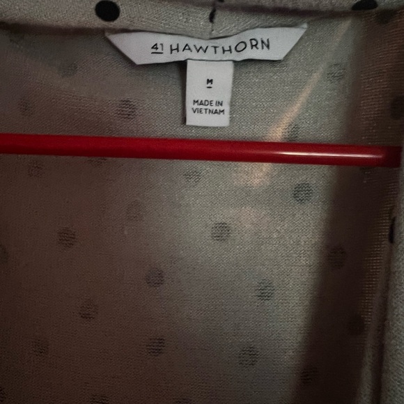 41 Hawthorn Polka Dot Blouse / Medium / Soft & Stretchy / Scrunched Waist - Picture 5 of 5